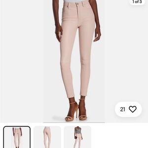 Hudson Barbara 100% lamb leather pants size 25 NWT $950